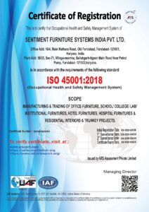 SENTIMENT FURNITURE SYSTEMS INDIA PVT. LTD ISO 45001_page-0001