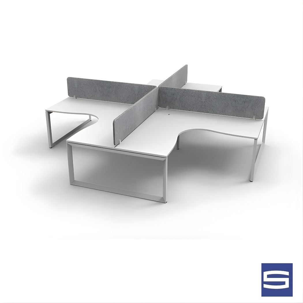 Venzo Workstation - 4 Persons - Image 7