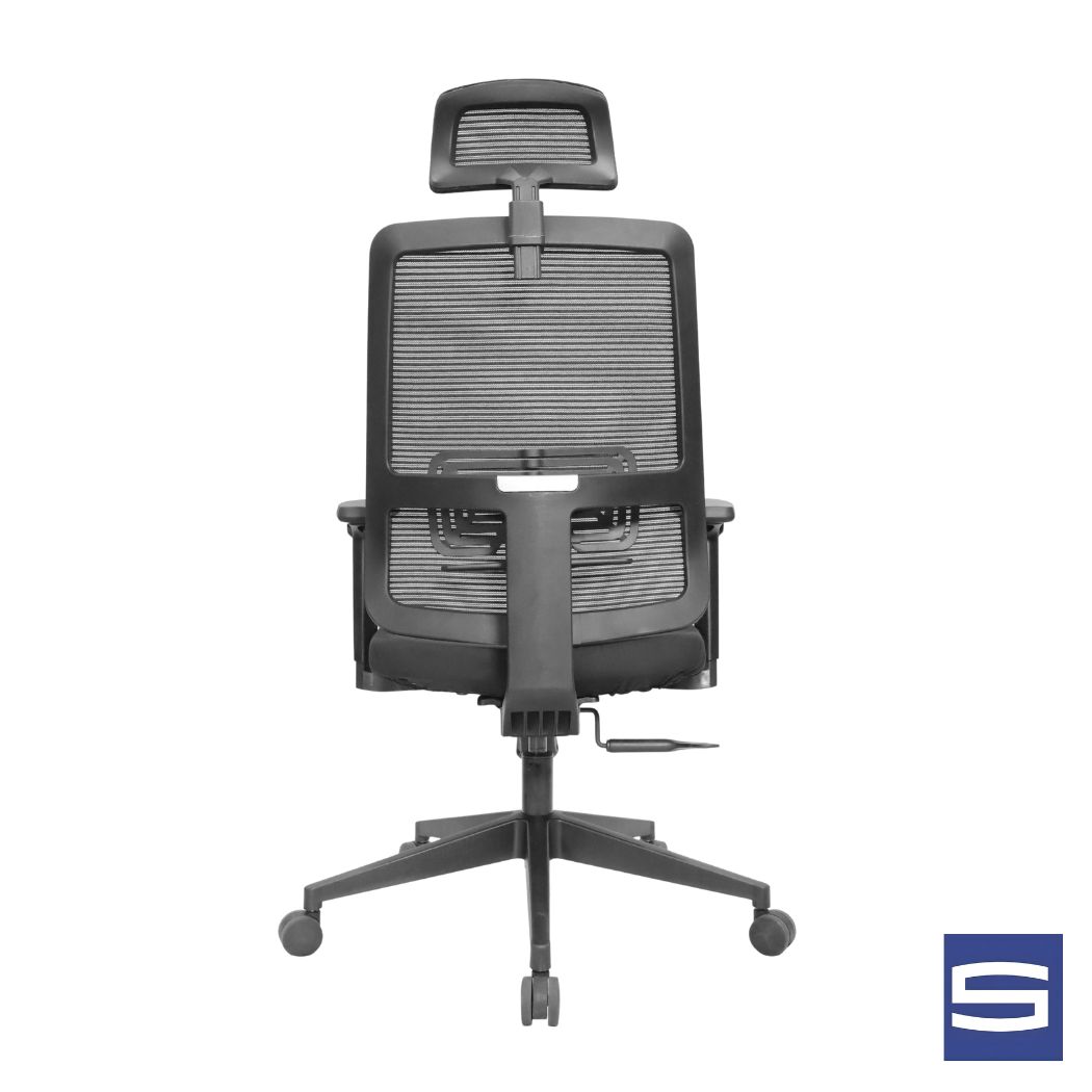 Raise High Back Chair-Black - Image 2