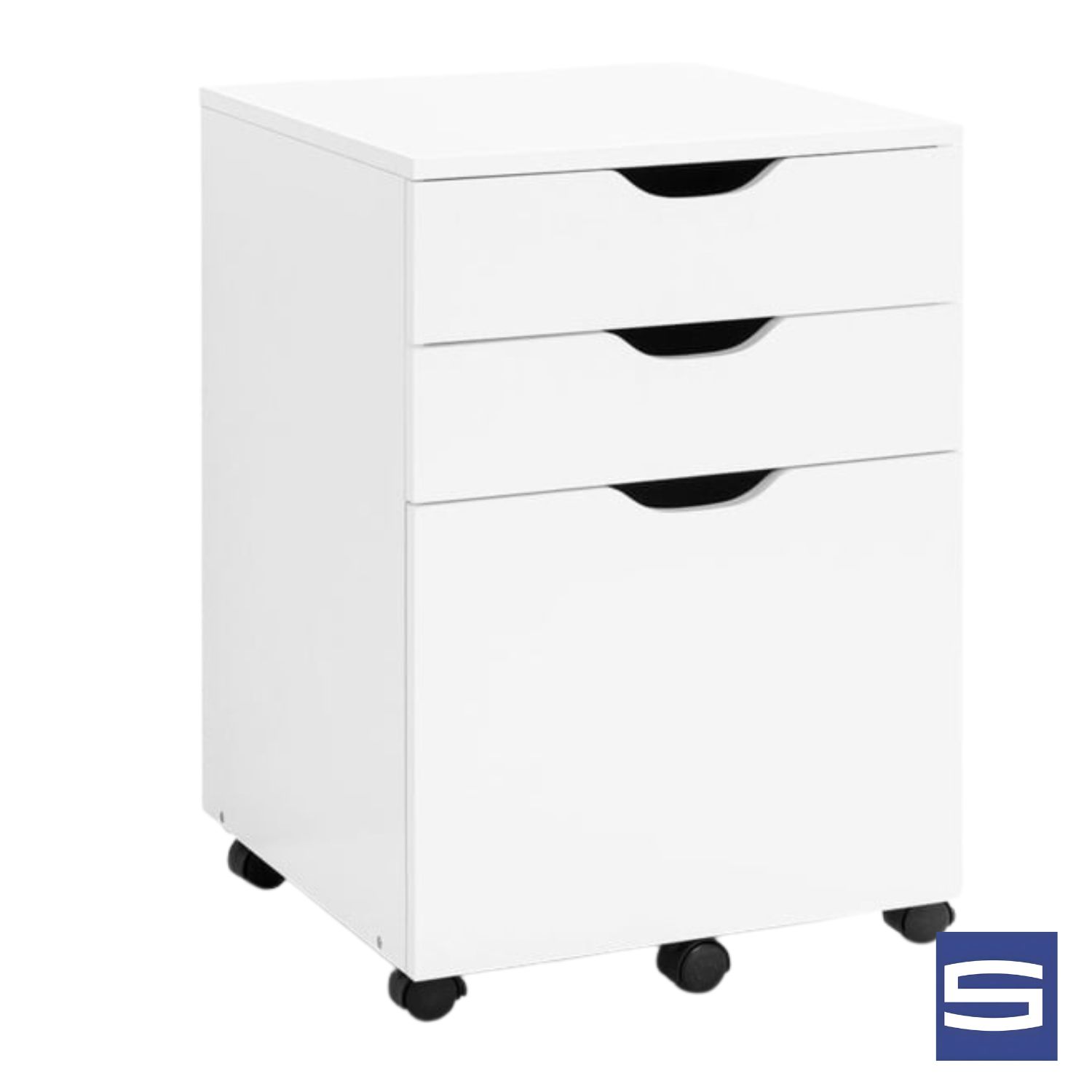 Olly Filing Cabinet - White - Image 3