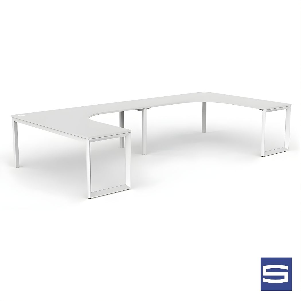 Venzo Workstation - User 90 Degree Workspace - Image 3