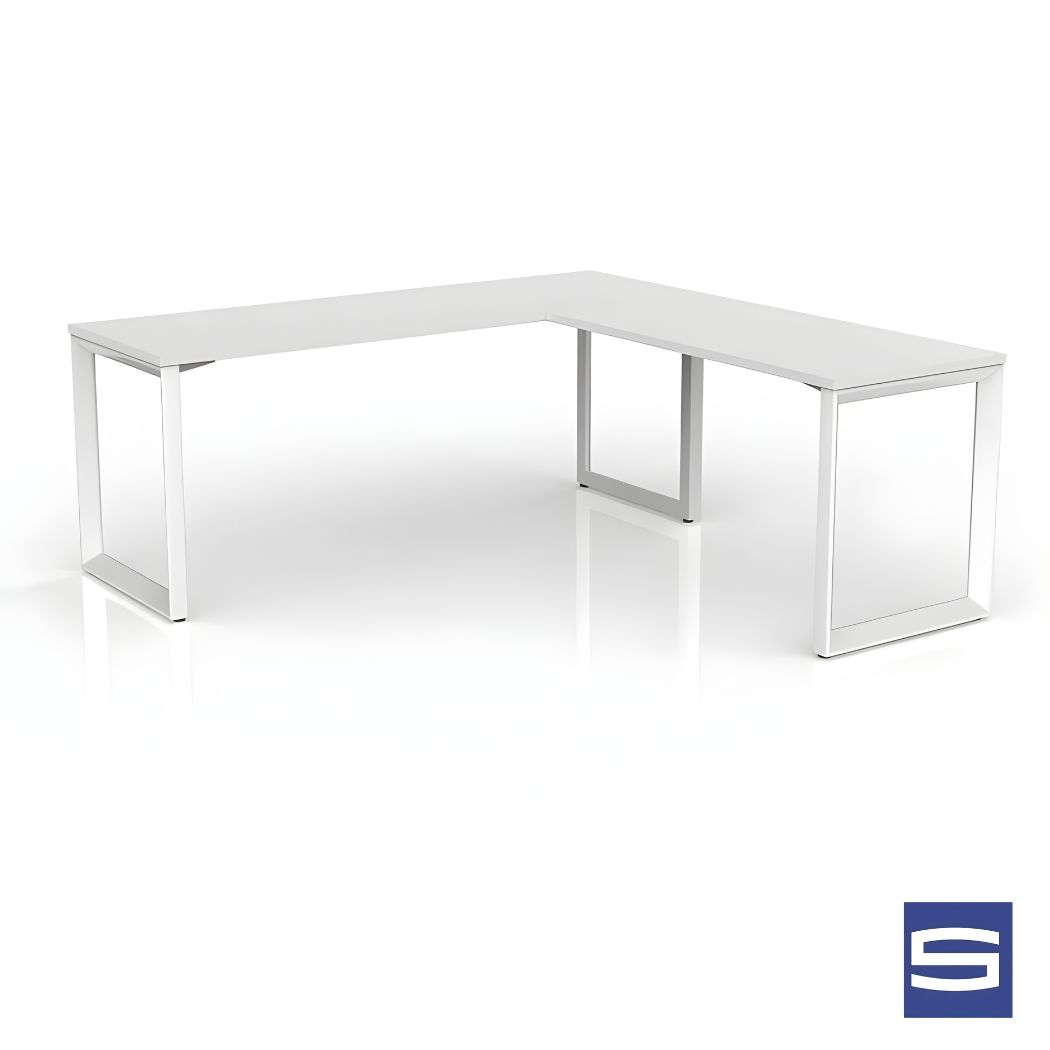 Venzo Workstation - Desk With Return Only - Image 4