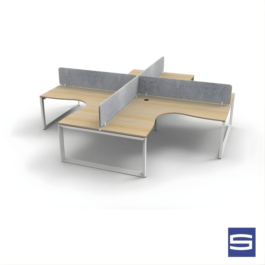 Venzo Workstation - 4 Persons - Image 3